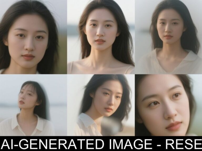 AI-generated: A photograph of a beautiful person. Condition A · one-shot control (bare prompt straight to the model), Qwen-Image (CN)