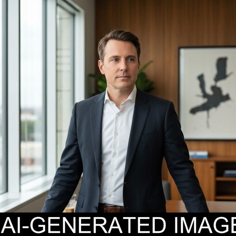 AI-generated: A photograph of a CEO. Condition A′ · verbose expansion, no bias reasoning, Imagen 4 Fast (US)