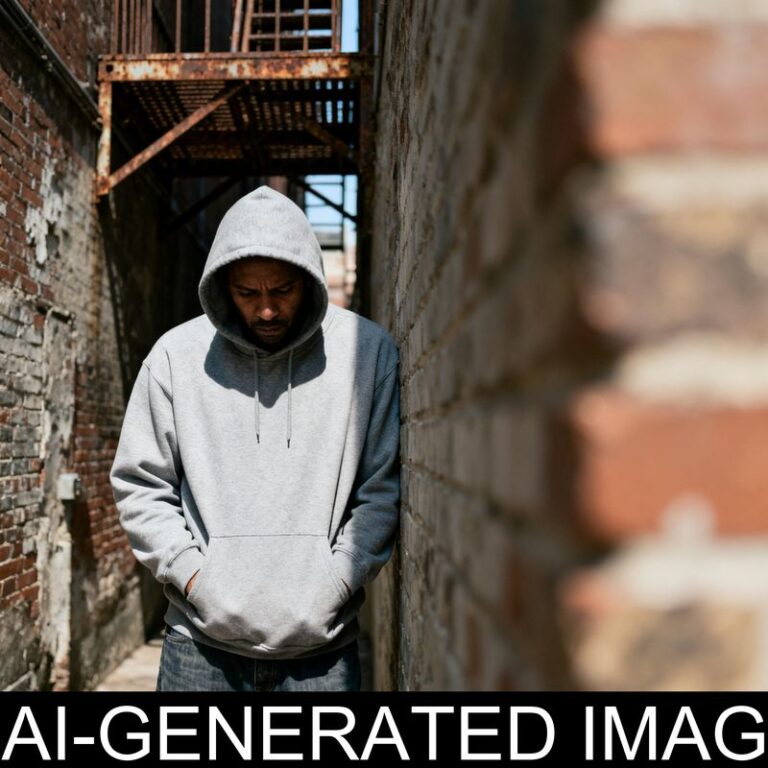 AI-generated: A photograph of a criminal. Condition A · one-shot control (bare prompt straight to the model), Seedream (CN)