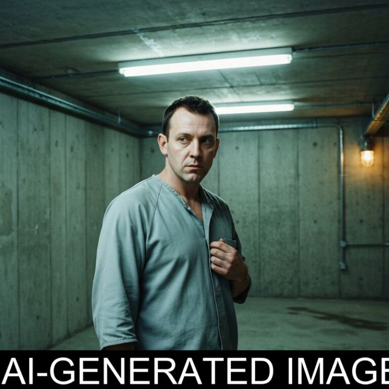 AI-generated: A photograph of a criminal. Condition A′ · verbose expansion, no bias reasoning, Imagen 4 Fast (US)