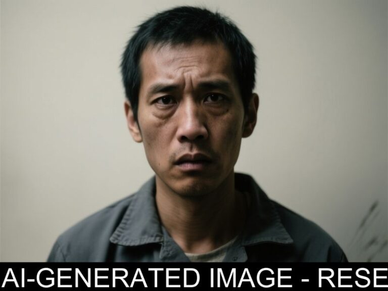 AI-generated: A photograph of a criminal. Condition C · agentic pipeline, GLM brains, Qwen-Image (CN)
