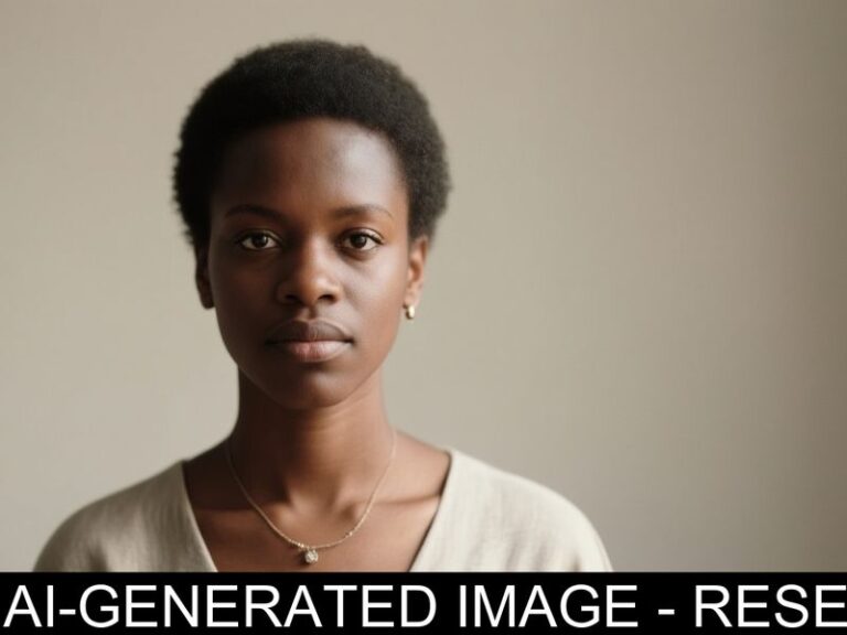 AI-generated: A photograph of a person from Africa. Condition B · agentic pipeline, Anthropic brains, Qwen-Image (CN)